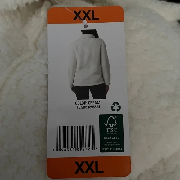 32 Degrees Cozy Fleece Button Front Jacket XXL - Picture 12 of 14